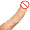 Elastyczne męski penis realistyczny silikonowy dildo z przyssawką wibrujące duże dick sex zabawki dla kobiet kobiet masturbators