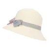 Casquette de plage pour bébé, chapeaux de paille avec nœud papillon, casquette à visière d'été pour enfants, chapeau de soleil, accessoires de photographie, 7 couleurs