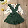 Halloween Newborn Baby Girls Outfits Tops Pumpkin TshirtTutu Skirt Clothes Festival Overalls Set4109811