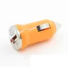 500PCS Mini USB Car Charger Universal Adapter for iphone 5 4 4S 6 Cell Phone PDA MP3 MP4 player mobile i9500 s3 m7 JE9