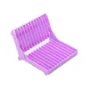 Atongm Folding Dish Plates Rack Foldable Home Vegetable Fruit Drying Washing Holder Organizer