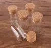 10 ml taille 24*40mm petit Tube à essai avec bouchon en liège bouteilles d'épices conteneur bocaux flacons bricolage artisanat 100 pièces