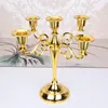 5 팔 3 개의 팔을위한 새로운 금속 캔들 홀더 Candlelight Dinner Candelabra Wedding Party 크리스마스 촛대 장식 WX9-1225