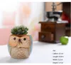 Creatieve keramische uil vorm bloem potten 2018 nieuwe keramische plantenbak bloem pot schattige ontwerp sappige planter pot