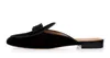 Hot Sale-Men Slip-On Casual Bow Tie Mules Skor Fashion Slippers Rökning Skor Man Gratis Fraktstorlek 38-46