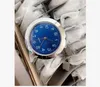 1 7 / 16inch plastica caso d'argento quadrante blu orologio inserto in forma fino Movimento giapponese orologio buona