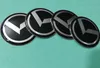 7pcs adesivo 3D nero K Emblem Set (griglia tronco volante 4 cerchi) per KIA OPTIMA K5 2011-2018 / emblemi auto