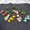 5PCS sztuczna piłka Pompon Flower Branch do rośliny Ściana ślubna krajobraz Sufit Archway Home Hotal Office Bar dekoracyjny