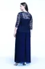 Werbowy Lace Mother Of The Bride Pant Suits With Jackets Wedding Guest Dress Plus Size Dark Navy Mothers Groom Dresses