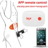 Intelligent app Trådlös fjärrkontroll Electro Muscle Stimulation Massage Pads Anal Plug Penis Ring Electrical BDSM Shock Set Y200422