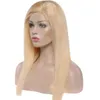 RAW Indian Virgin Human Hair 13x4 레이스 전면 가발 직선 150% 180% 210% 250% 밀도 가발 금발 613# 가벼운 색 머리 제품 조절 가능
