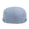 Unisex mannen vrouwen denim baret krantenjongen klimop hoeden casual platte rijden golf cabbie caps kunst jeugd piek pet eenvoudige voorwaartse hoed