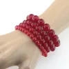 Moda encanto piedra natural Jades 6-12mm pulsera de cuentas redondas cristales gemas accesorios Yoga hombre mujer regalo Navidad todo Pri310G