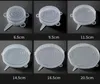 새로운 실리콘 식품 랩 6pcs / 세트 재사용 가능한 음식 신선한 저장 커버 뻗어 내구성 그릇 접시 뚜껑 주방 저장소 T2I51050