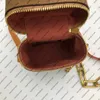 M44914 M61112 Телефон Box Holvas Bag Регулируемый ремешок дизайнер подлинный теленок кожаная мини золотая цепь сумка сумка сумка