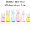30ml 60ml 80ml 100ml Lotion Pump Bottle Empty Plastic Cosmetic Container Refillable Travel Lotion Cream Bottle
