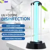 FUMAT 40W lampe de désinfection UV stérilisation à double tube lampes ultraviolettes lumière germicide UV télécommande minuterie désinfection de l'air Oz8459729