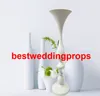 Neue styleWedding Requisiten weiße Farbe Meerjungfrau Vase Website-Layout Straße führte europäische Metalleinrichtungsartikel, schmiedeeiserner Blumenständer best0631