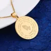 Collana con pendente di preghiera in versetto della Bibbia in acciaio inossidabile Gioielli cristiani Mani in preghiera Gioielli con catena di medaglie a moneta