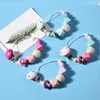 INS Baby Pacifier Holders Newborn Pacifier CLIPS предотвращает падение младенца мультфильм Gutta Percha Clips для детского кормления