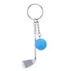 Creative Mini Golf Keychain Bag Charm Pendant Ornaments Women Men Kids Key Ring Sports Fans Souvenir Birthday Gift Whole9939026