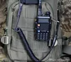 Outdoor Taktische Aufgabe Seil Single Point Frühling Gun Lanyard Telefon Seil Gurt Radio Sicherheit Seil Schlüsselbund Halter Jagd Zubehör