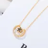 Star and Moon Pendant Necklace Mother Day Gift Wholesale Fashion Jewelry 925 sterling silver Cute Luxury Necklaces