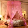 Большое пространство 2.ого Hight Free Standing Light Easy Wash с водить Lamp Зашифрованных Mesh Round Top Mosquito Net, как свадебные украшения центральных