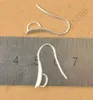 100X DIY Making 925 Sterling Silver Jewelry نتائج الخطاف قرص الأذن بكفالة الأذن لخرز الحجارة الكريستالية 207A