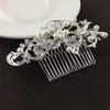 Bridal Wedding Tiaras Stunning Fine Comb Bridal Jewelry Accessories Crystal Pearl Hair Brush utterfly hairpin for bride YD0200