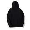 Mens Hoodies стилиста Мужская Длинные рукава Hoodie Мода Мужчины Женщины Cat Печать Hoodies Черный Белый Мужские стилиста Толстовка