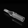 Disposable Tattoo Tips 50 pcs Sterilized Plastic Nozzles Tube Flat Tip FT Size for Shader Needles