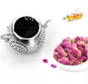 Infusore per tè in acciaio inox Vassoio per teiera Setaccio per tè Accessori per il tè Utensili da cucina infusore per tè forma teiera