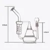 Acessórios para fumar Bondos de vidro Honeycombtornado perolator Dois função reciclador de petróleo tubos de água cúpula unha joint 14.wmm em estoque