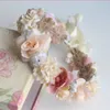 Big Girls Beach Vacation Wreath Bridal Headdress children Stereo Simulation Flowers Princess Garlands woman Photo Accessories S171