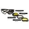 C5 Polarisierte Armee-Brille, Militär-Sonnenbrille, 4-Linsen-Set, taktische Wüstensturm-Kriegsspiel-Brille für Herren, sportlich