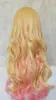 WIG Free Shipping Sheryl Nome Macross Frontier F Gold mix Pink Cosplay Costume wig