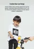 Mijia QiCycle ذات الاستخدام المزدوج الآمن دراجة ثلاثية العجلات للأطفال سكوتر تصميم مريح - الأصفر