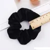 2019 30pcs Girl Women039s Velvet Hair Scrunchies Corbata Accesorios Ponytail Holder Scrunchy Hair bands velour Hair loop Pleuche H4607113