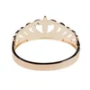 Gros-mode ins designer de luxe beau diamant cristal mignon couronne bracelet jonc vintage pour femme