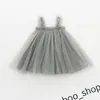 Baby Girls Summer Dress Gauze Mesh TUTU Dresses Sleeveless Princess Ball Gown 1-3Y Kid Trendy A-Line Clothing Children's Wear 80-130CM LY421