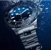 ساعة رجالي بإطار سيراميك عميق SEA-Dweller Sapphire Cystal Stainless Steel مع قفل قفل الانزلاق ساعات رجالي ميكانيكية أوتوماتيكية