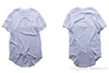 Przedłużona moda mężczyźni T koszulka Longline Hip Hop Tee koszule Kobiety Swag Ubrania Haruku rock tshirt homme darmowa wysyłka ee s shirt