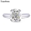 bague de fiançailles de moissanite 2 ct