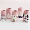 Cartoon Animal Socks Women Long Socks Kawaii Fashion Cute Girls Crew Cotton Sock Set New Arrivals 5 Pairs/lot