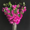 Silk Bougainvillea Glabra 등반 Bougainvillea Flower 인공 Bougainvillea Tree Branches 31.5 "결혼식 중심을위한 6 가지 색상