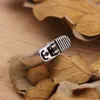 Ny ankomst Cool Style Lighter Silver Polishing Silver Plated Ring Torch Hot Men Ring Cigarettändare Fashion Cool Ring