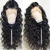 Curly 360 Lace Frontal Wig Pre Plocked HD Transparent 250% Densitet Sväskor Fram Människans hår Paryk för kvinnor Brasilianska Virgin DiVA1