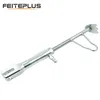 Universal Motorcycle Aluminium Foot Side Stand Justerbar Rod Sidor Kickstand för Scooter Motorbike Elektrisk Dit Pit Bike