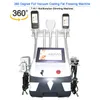 7in1 Portable 360 ​​Cryolipolysis Fat Freezing Slimming Machine Dubbel Chin Borttagning Kombinera RF Cavitation Adipose Reduction och Lipolaser Device128